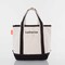 Small Classic Tote -- 18 oz. Heavyweight Durable Canvas -- Natural Canvas & Black Color